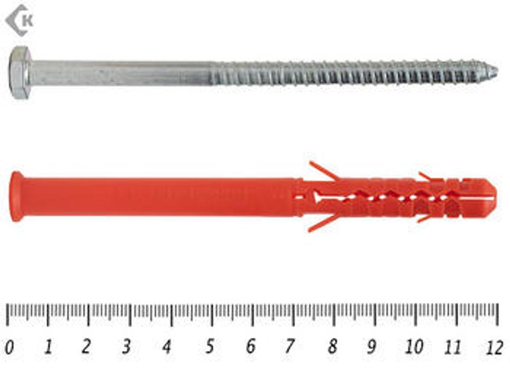 Дюбель фасадный MBR-SS НЕХ 10х120 (50 шт), цинк Mungo