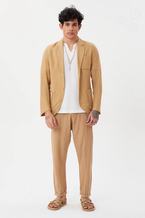 Льняной костюм Open Jns