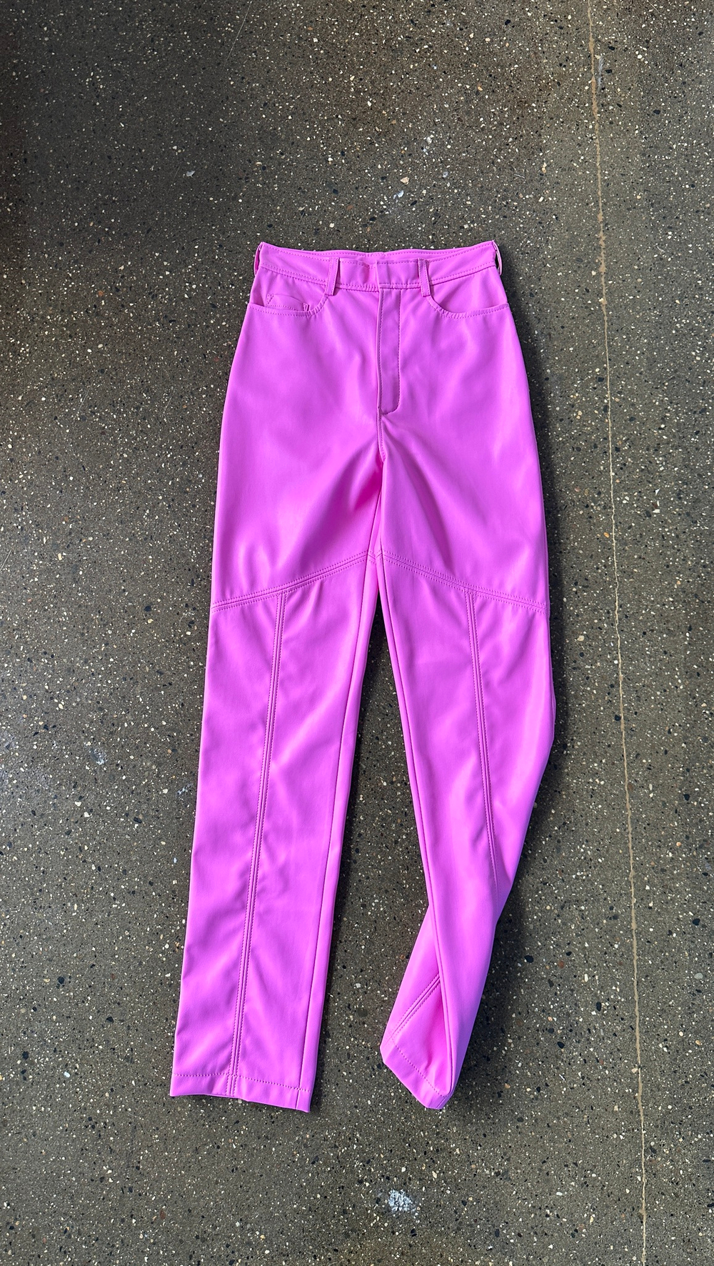 PANTS PINK LEATHER
