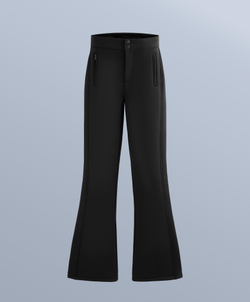 OYSHO Водонепроницаемые расклешенные брюки SKI полной длины, черный