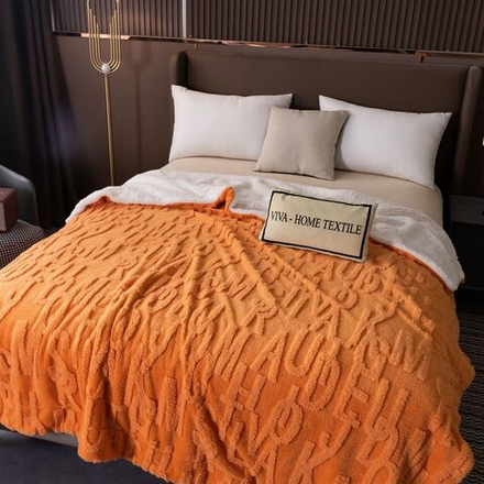Невероятно мягкий и нежный плед VIVA - HOME TEXTILE из бамбуковой микрофибры "Тиснение 3D"