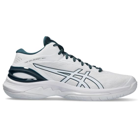 Asics GELBURST 28 Баскетбольные кроссовки MID Топ Бело-зеленый Мужские