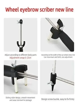 Маркировка кузова колесной арки, инструмент для восстановления вмятин автомобиля