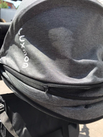 Коляска-трансформер 2в1 Luxmom T60 тёмное-серый текстиль