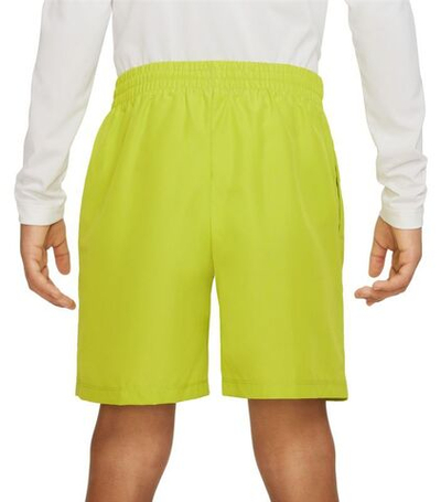 Шорты для мальчика теннисные Nike Dri-Fit Multi+ Training Shorts - bright cactus/white