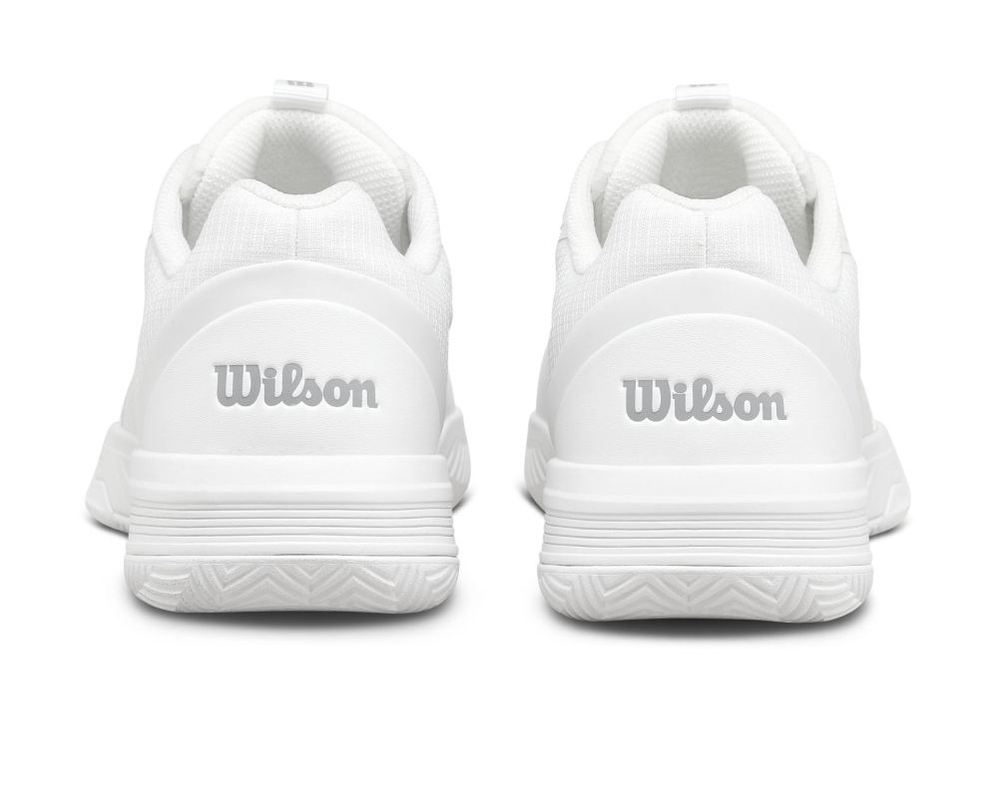 Женские Кроссовки теннисные Wilson Court Glide - white/white/silver