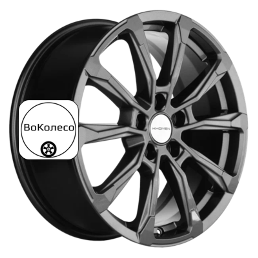 7,5x18/5x108 ET46 D63,4 KHW1808 (Tugella/Jaguar XF/F-Pace) Gray Khomen Wheels