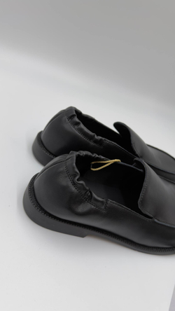 Туфли женские натуральная кожа артикул 5507-1 цвет "чёрный"