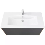 Тумба с раковиной Акватон Сохо 100 дуб веллингтон/графит