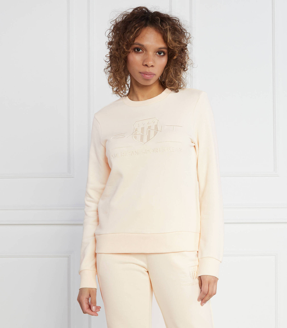 Худи REG TONAL SHIELD Gant - кремовый(4200663)