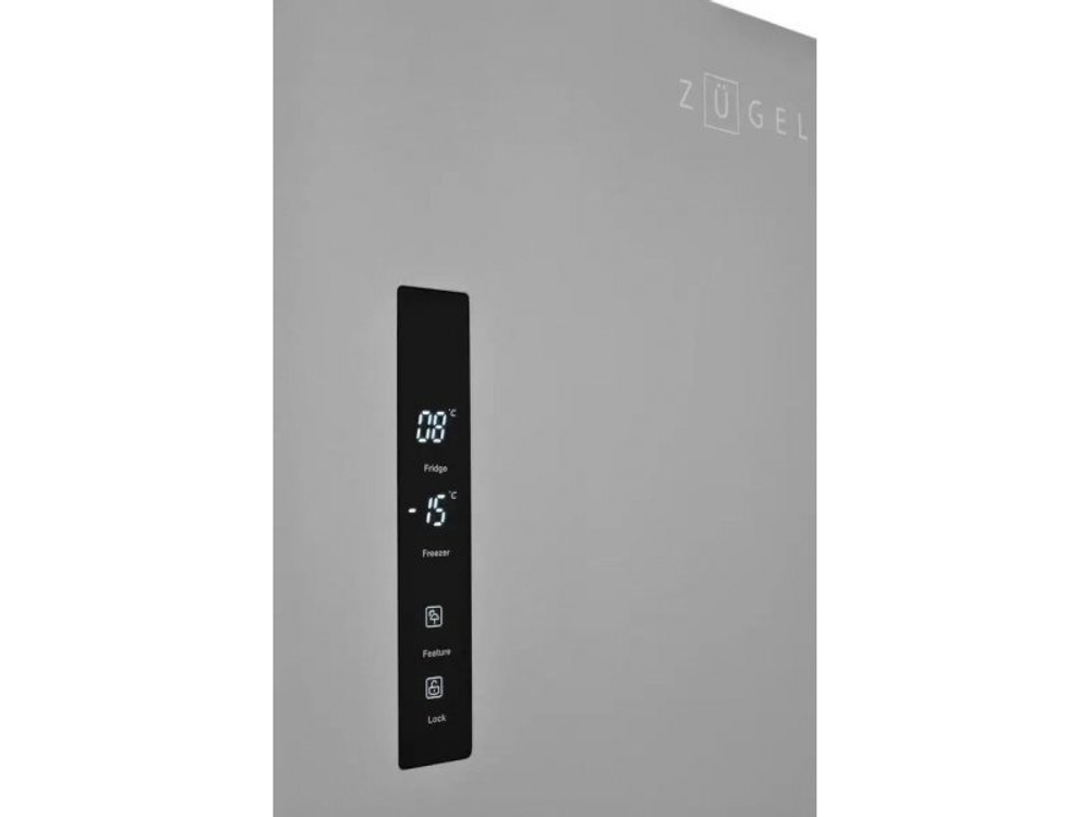 Холодильник Zugel ZRCD430X нержавеющая сталь