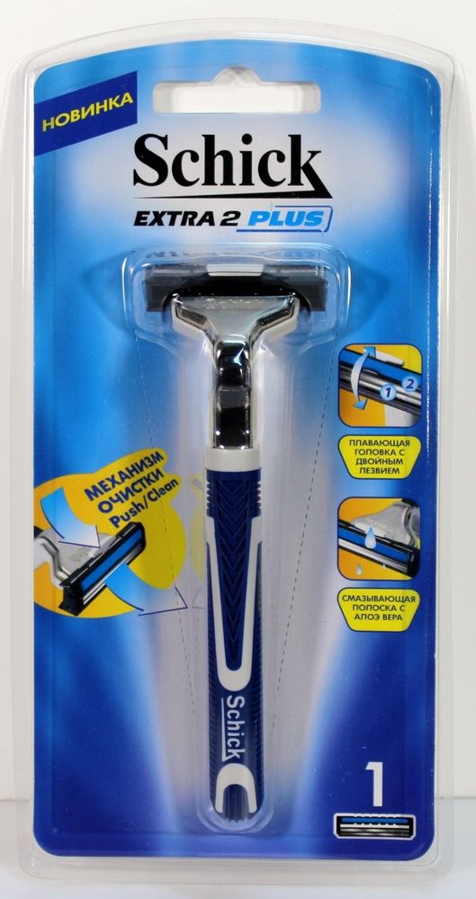 Schick станок Extra-2 Plus +1 кассета