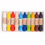 Мелки восковые JOVI, 10цв., мягкие, круглые, картон, европодвес