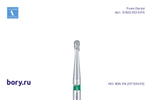 Бор алмазный зеленый Frank Dental типа FG - D.822.012.G.FG