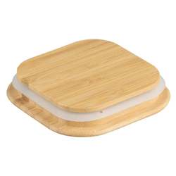 Банка для хранения 1.9л Smart Solutions с крышкой из бамбука