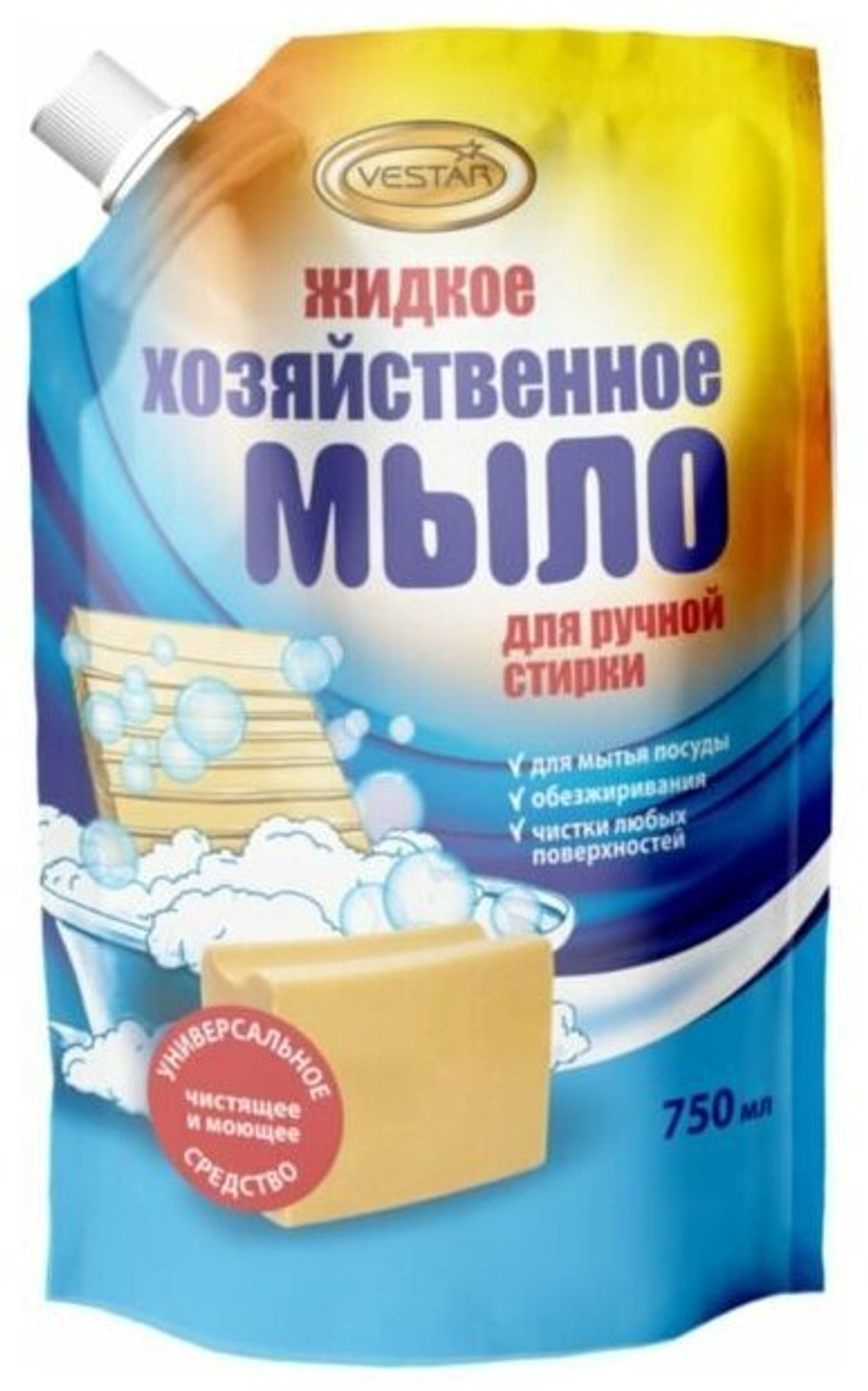 МЫЛО ЖИДКОЕ VESTAR ХОЗЯЙСТВЕННОЕ 0,75Л (M-15)