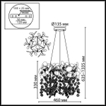 Люстра подвесная Odeon Light 5104/6 COINS