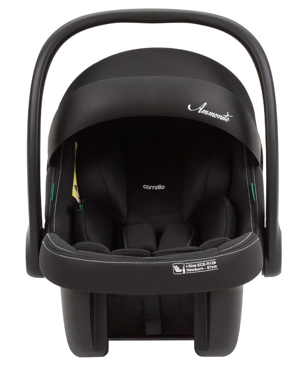 Коляска Carrello Alfa CRL-6522 2025 Ammonite AY329 Pro Absolute Black с базой Isofix 4 в 1 Honey Beige