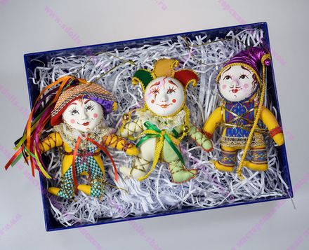 Набор ёлочных игрушек Ярмарочное трио