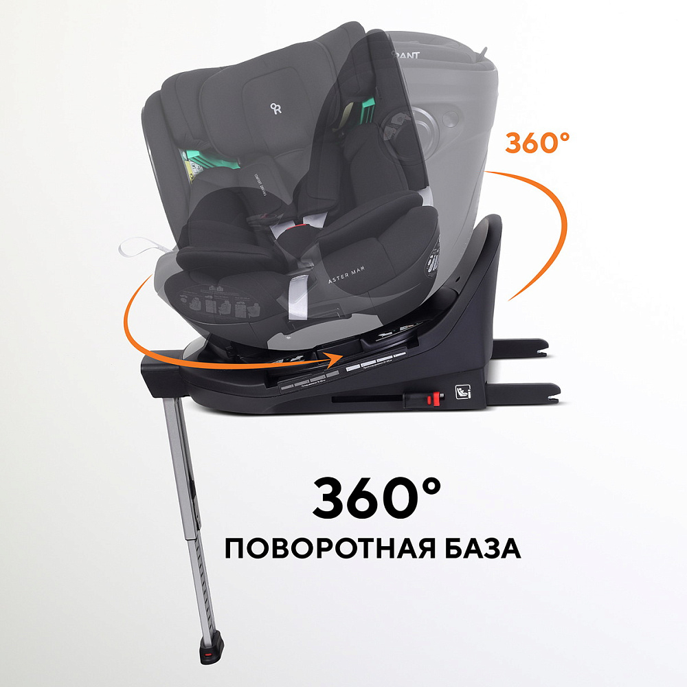 Детская коляска Rant Flex Therm Soft 4 в 1 с автокреслом Miro Black и база Forest Green