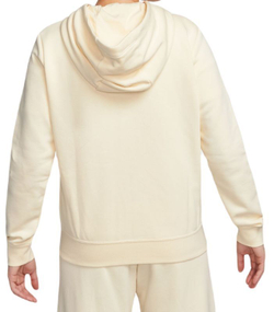 Женская Кофта теннисная Nike Sportswear Club Fleece Full Zip Hoodie - Бежевый