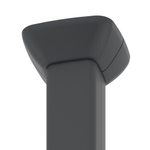 Телескопическая алюминиевая колонна, 2.7 - 4.2м, цвет чёрный