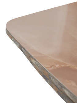 Стол DAKAR 180 GLOSS AMBER JADE SOLID CERAMIC / Орех, ®DISAUR