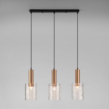 Подвесной светильник 3*Е27 50177/3 чёрный/бронза Asti Eurosvet