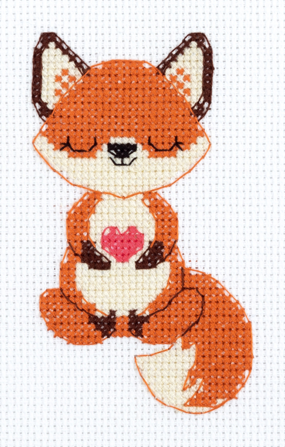 "Klart" набор для вышивания12-069 "Влюблённый лисёнок"