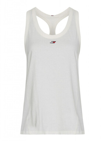 Женский топ теннисный Tommy Hilfiger Regular Tank Top - белый