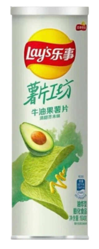 Картофельные чипсы Lay's со вкусом авокадо и сладкой горчицы