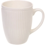 Кружка керамическая 450мл «Белая» полоски