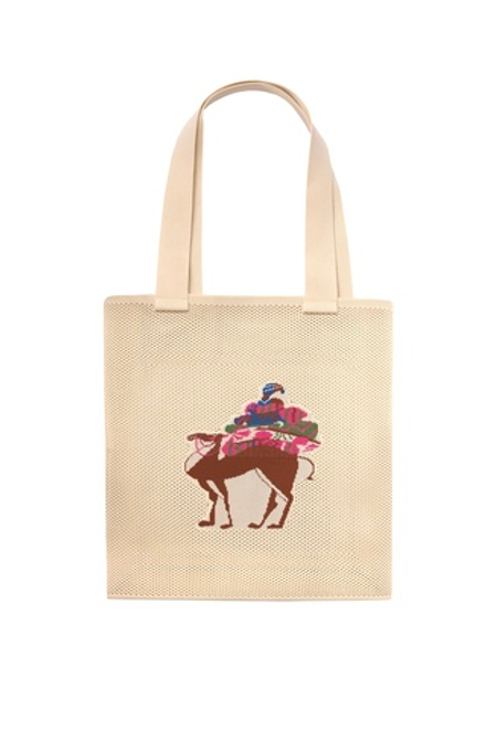 Шоппер QAZAQ SOUL вязаный Верблюд