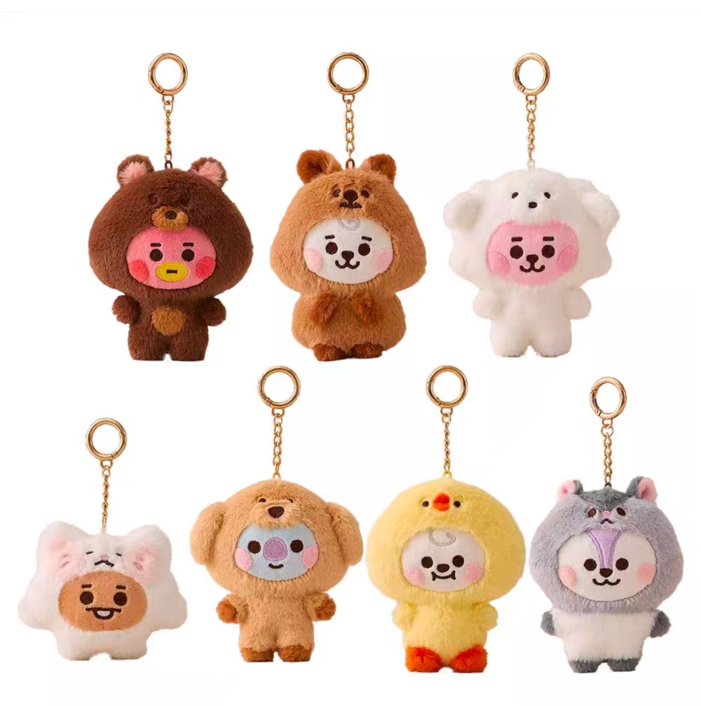 Плюшевые брелоки BT21