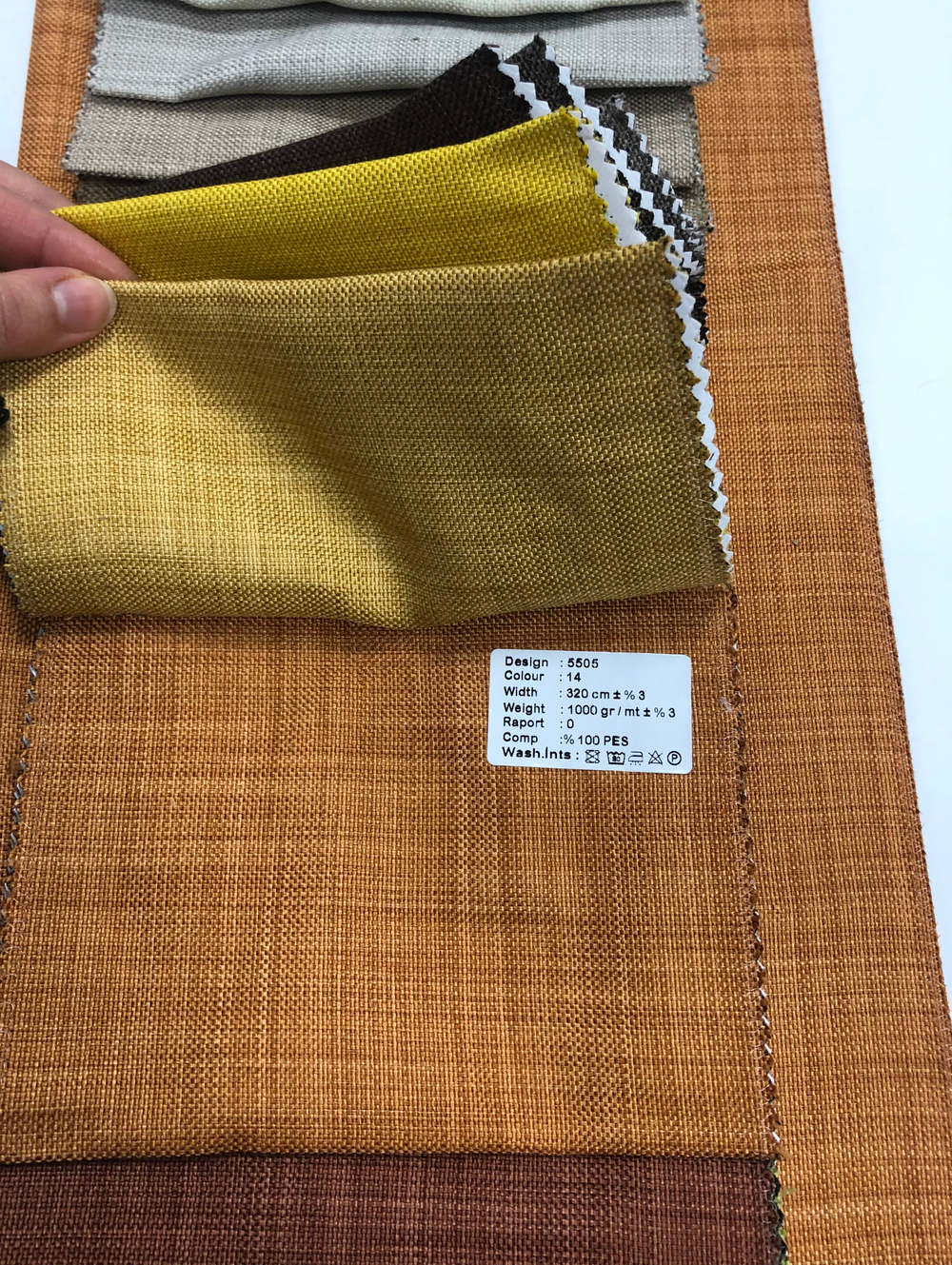 Портьерная ткань dimout фактурный Megara арт. 5505