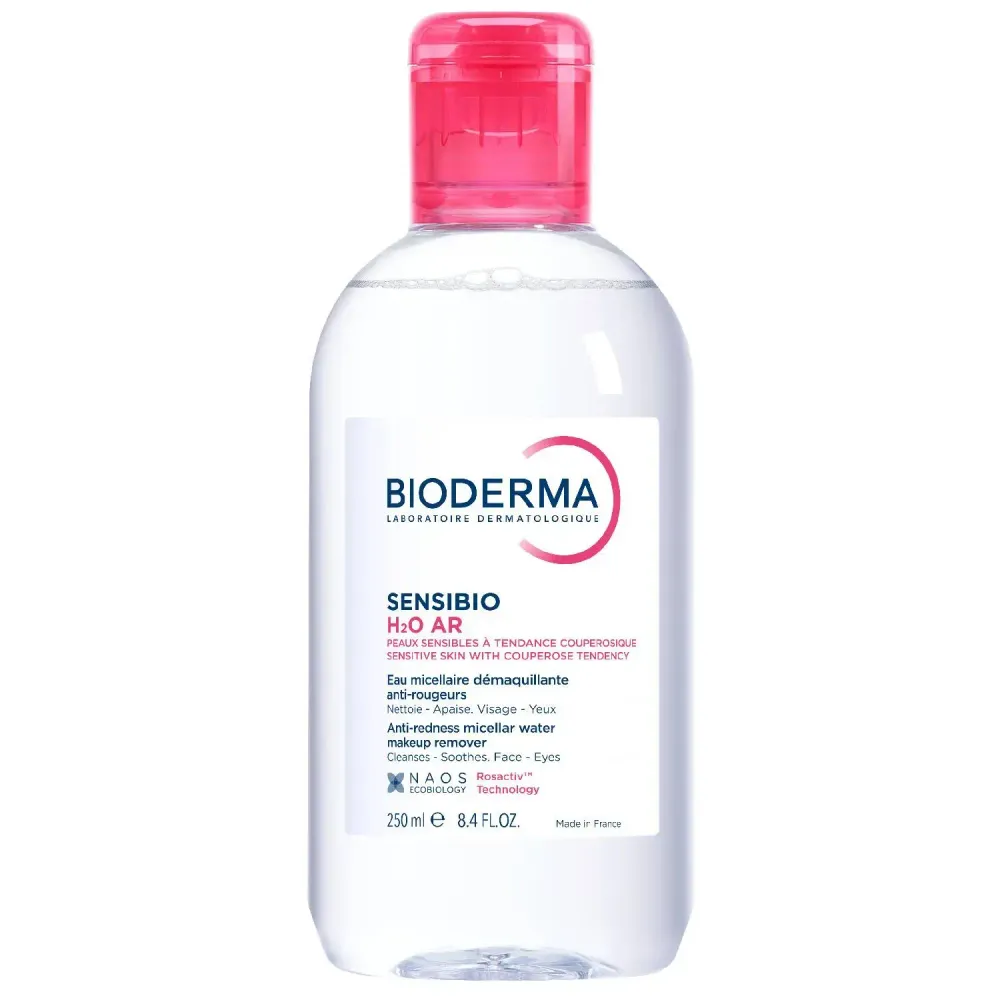 Bioderma Sensibio H2O AR Мицеллярная вода для кожи лица с покраснениями и розацеа 250 мл