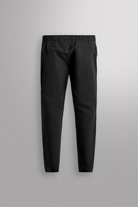 ZARA БРЮКИ ИЗ ВЫСОКОТЕХНОЛОГИЧНОЙ ТКАНИ С РЕМНЕМ, ЧЕРНЫЙ