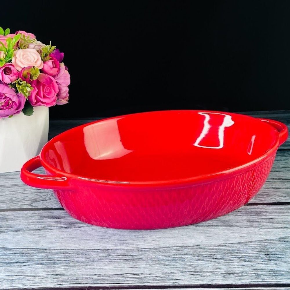 Lenardi 118-086 Овальное блюдо для запекания 33см в под.уп.(х8)Фарфор