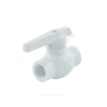 Кран шаровой PP-R белый Дн 50 внутренняя пайка VALFEX 10144050