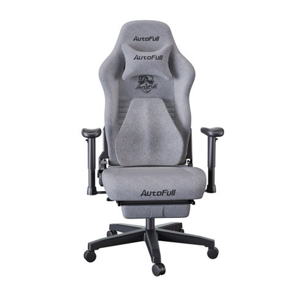Премиум игровое кресло Autofull серия C3, AF083GB, с поддержкой для ног, Серый