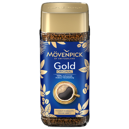 Кофе растворимый Movenpick Gold Original 100 г, Мовенпик 100% арабика
