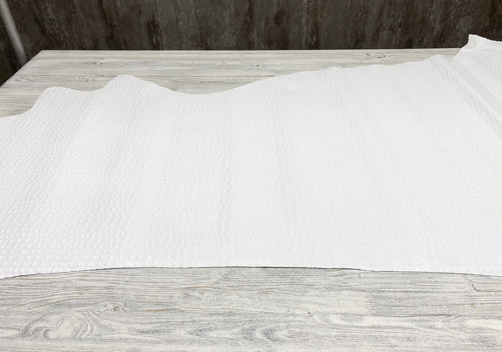 Crocco Back White (0,8-1,0 мм), цв. Белый, натуральная кожа