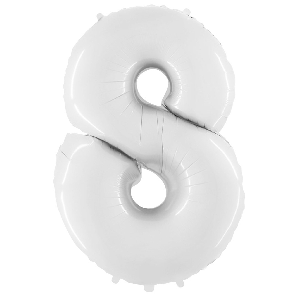 Шар Цифра Белая