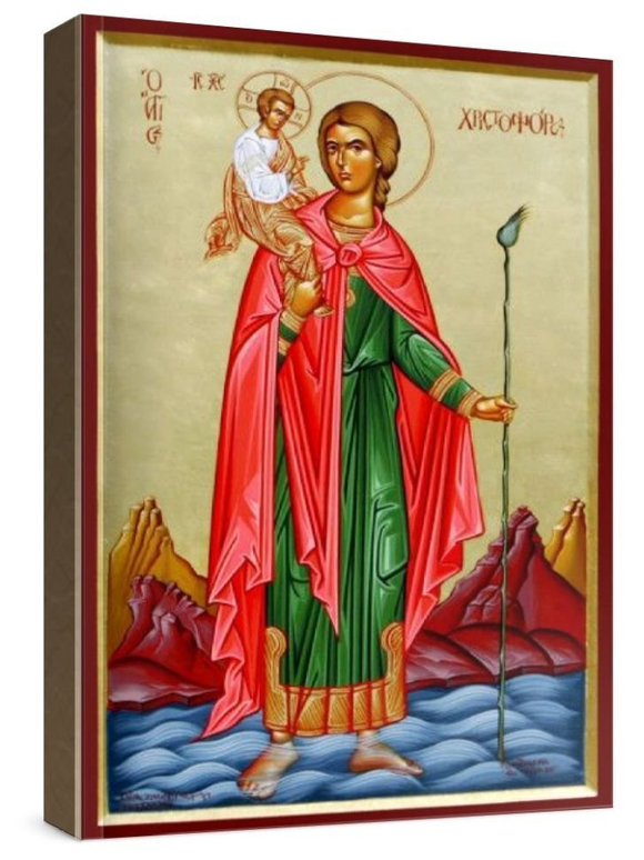 Христофор Псеглавец (рукописная икона)