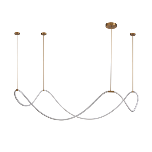 Подвесной светильник 10521P brass/white