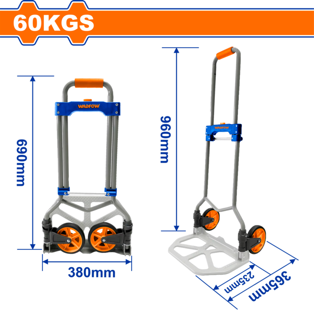 Складная тележка 60 кг (4) WADFOW WWB9A06