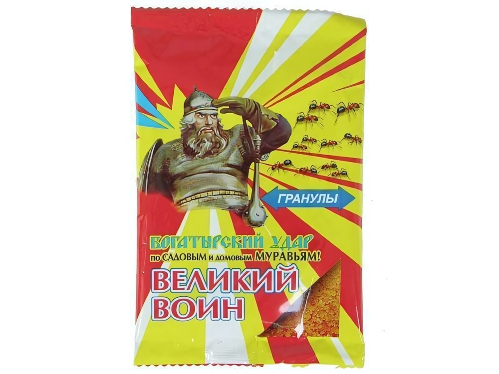 Гранулы Великий воин 50г от муравьев Цв.пак.
