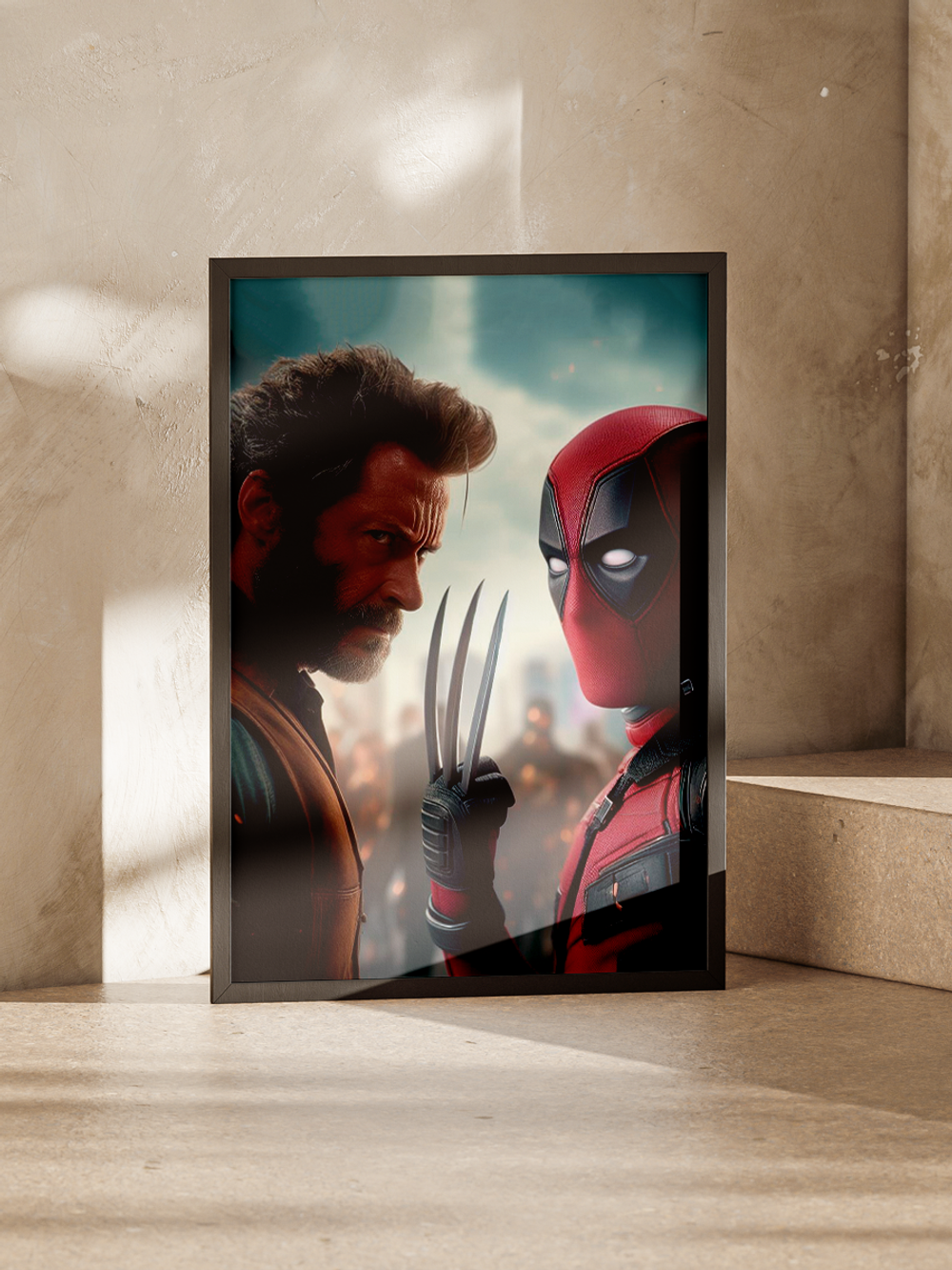 Постер плакат Росомаха Deadpool Дэдпул