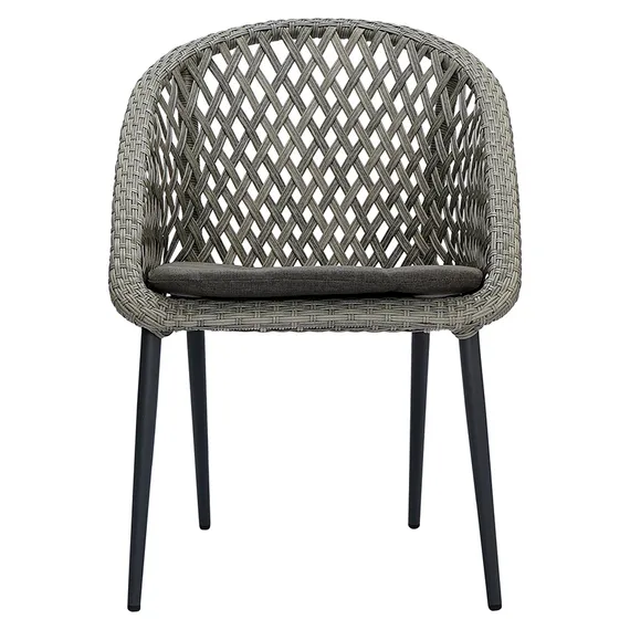 Плетеный стул Sverre, серый