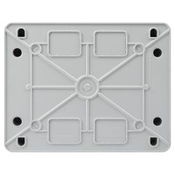 Корпус пластиковый навесной ЭРА COMFORT ЩРН-П-8 IP41 прозрачная крышка белый | Корпуса пластиковые модульные